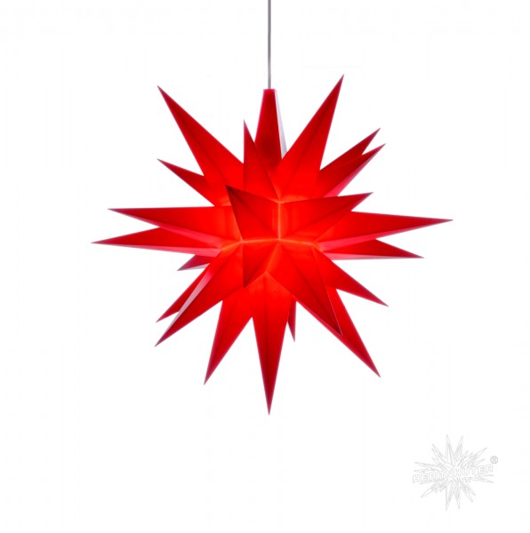 Kunststoff Stern A1e rot