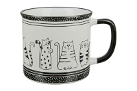 Keramik Tasse "Funny Cat"
