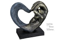 Poly Skulptur "Hands of Love"