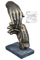 Skulptur "Two hands"