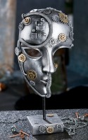 Skulptur "Steampunk face"